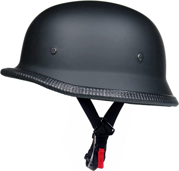 German Style Motorcycle Half Helmet, Retro Half Face Helmet for Adult Men Women  Approved