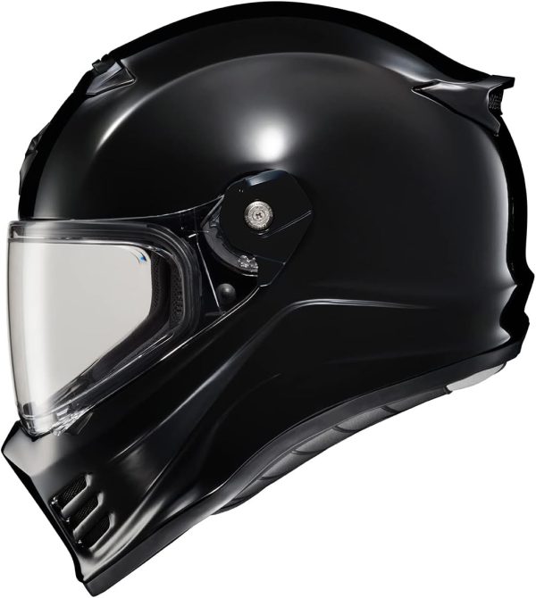 Full Face Adult Motorcycle Helmet Street Fighter Style with Bluetooth Ready Speaker Pockets  ECE 22.06 Approved Unisex - Image 2