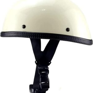 Retro Style Motorcycle Half Helmet - Classic Design Half Motorcycle Helmet,  Certified