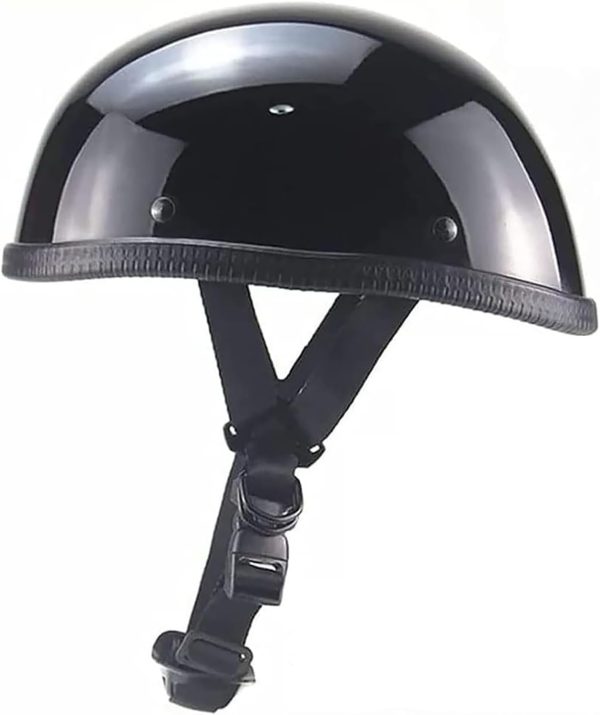 Retro Style Motorcycle Half Helmet - Classic Design Half Motorcycle Helmet,  Certified