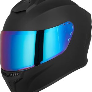 Full Face Motorcycle Helmets for Adults Men and Women DOT Street Bike Racing Helmet with Tinted Visor Model MD-813
