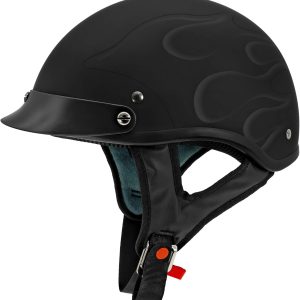 Solid Half Face Motorcycle Helmet